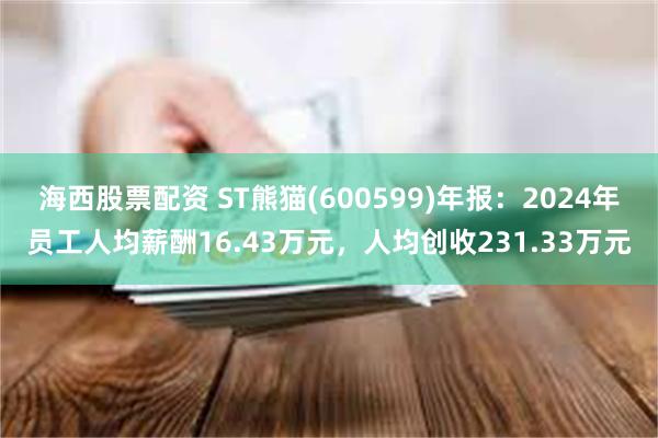 海西股票配资 ST熊猫(600599)年报：2024年员工人均薪酬16.43万元，人均创收231.33万元