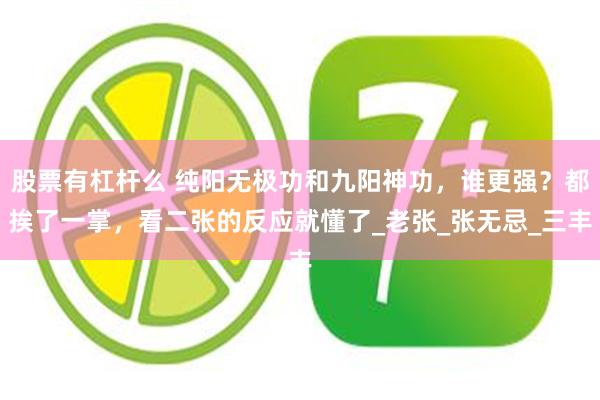 股票有杠杆么 纯阳无极功和九阳神功，谁更强？都挨了一掌，看二张的反应就懂了_老张_张无忌_三丰
