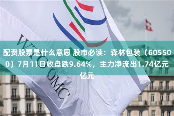 配资股票是什么意思 股市必读：森林包装（605500）7月11日收盘跌9.64%，主力净流出1.74亿元