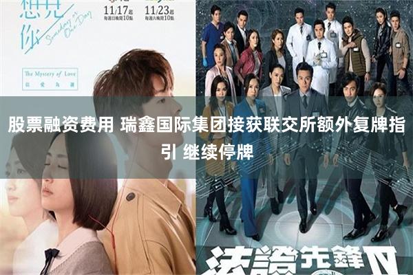 股票融资费用 瑞鑫国际集团接获联交所额外复牌指引 继续停牌