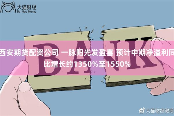 西安期货配资公司 一脉阳光发盈喜 预计中期净溢利同比增长约1350%至1550%