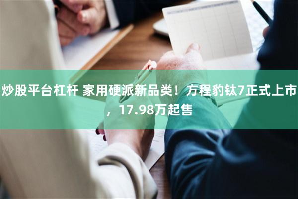 炒股平台杠杆 家用硬派新品类！方程豹钛7正式上市，17.98万起售