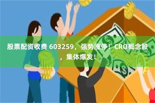 股票配资收费 603259，强势涨停！CRO概念股，集体爆发！
