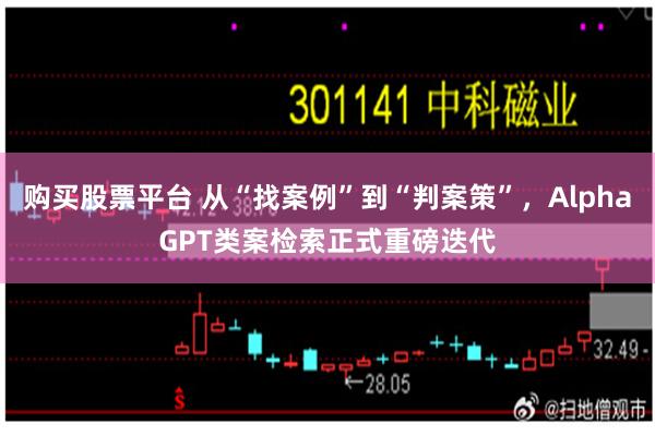 购买股票平台 从“找案例”到“判案策”，AlphaGPT类案检索正式重磅迭代